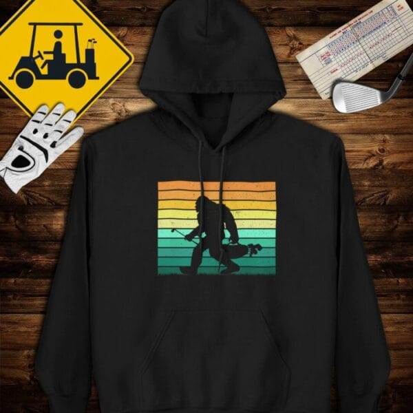 Bigfoot Golfing Hoodie