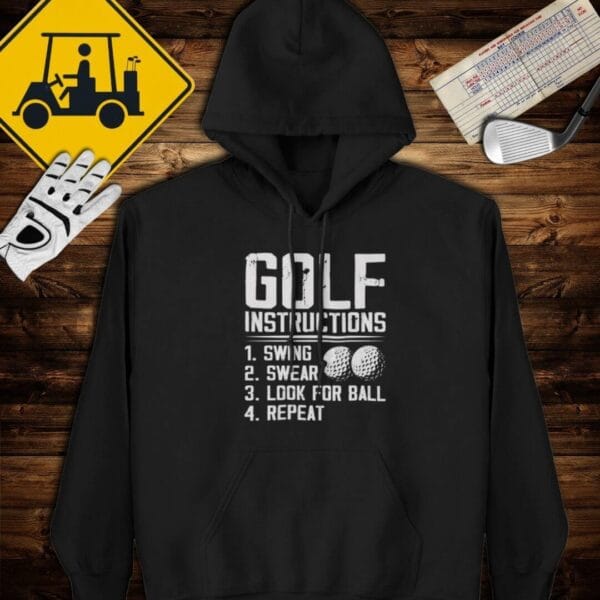 Golf Instructions Hoodie