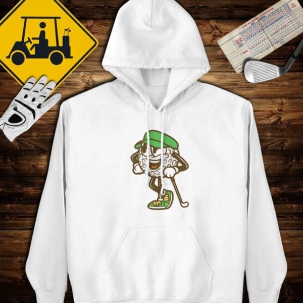 Golfer Family Cartoon Hoodie