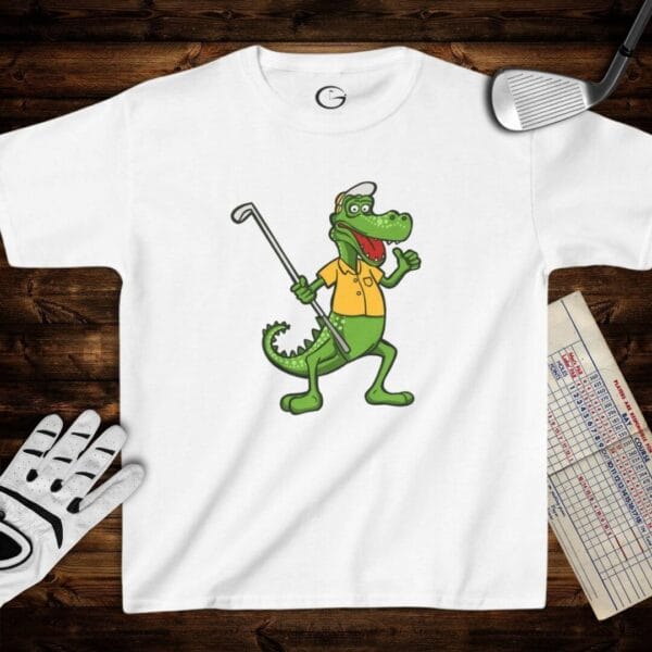 Gator Golfer Kids T-Shirt