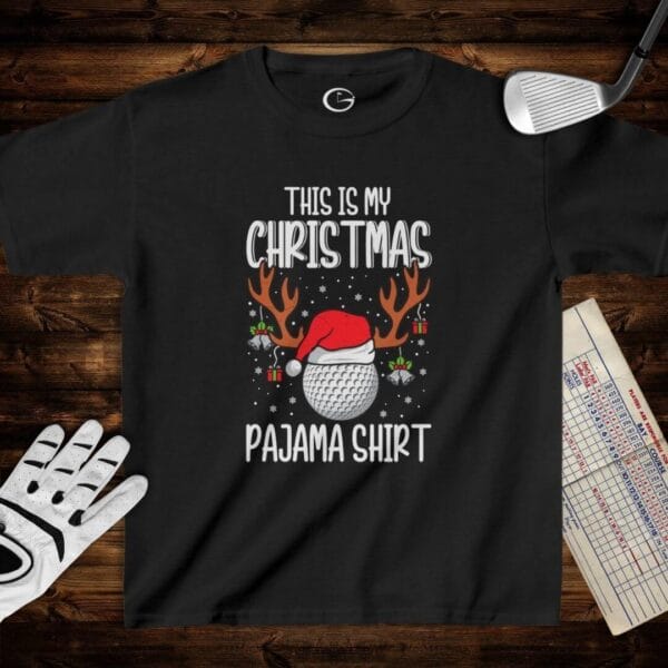 Christmas Pajama Shirt Kids T-Shirt