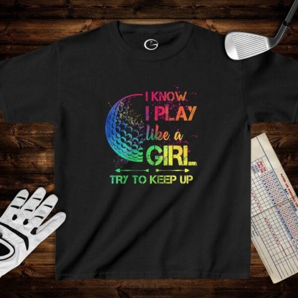 Play Like a Girl Kids T-Shirt