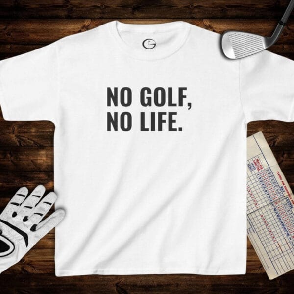 No Golf No Life Kids T-Shirt