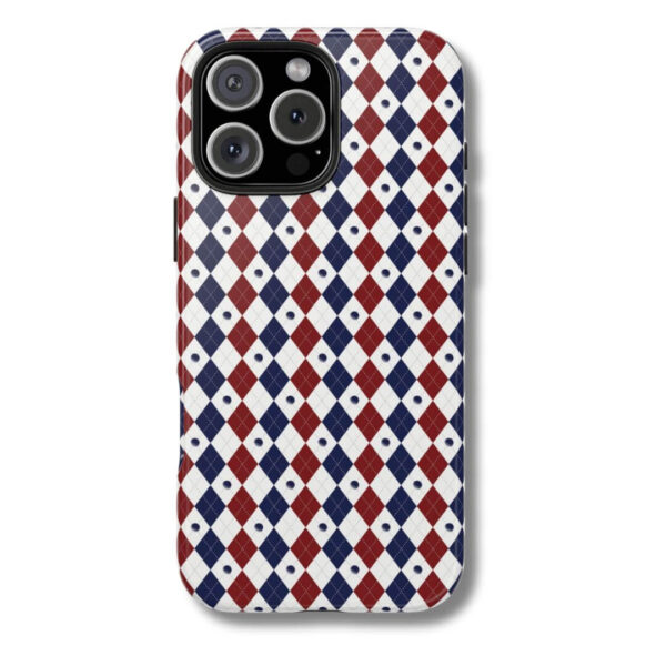 USA Argyle Golf Ball iPhone Case