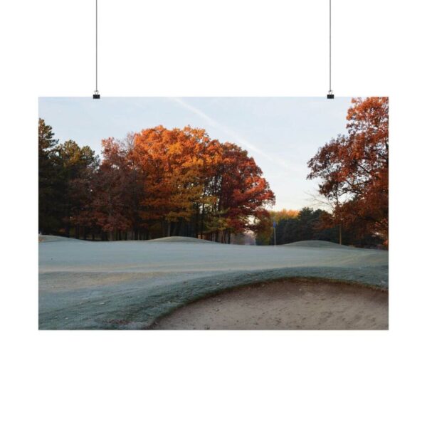 Golf in Autumn Poster