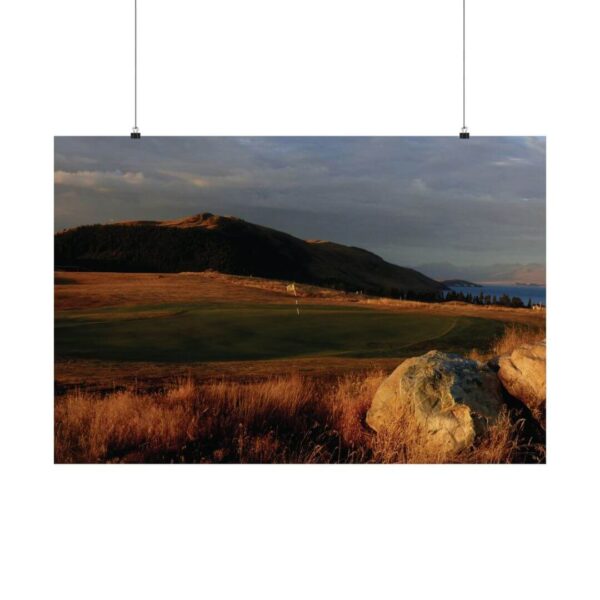 Golf at Dusk Poster