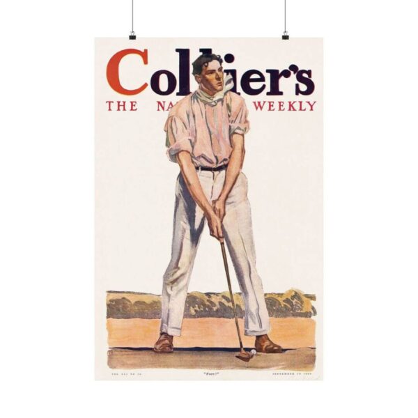 Collier's September 1908 Poster