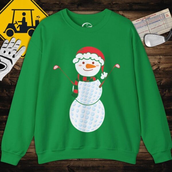 Golf Ball Snowman Sweatshirt