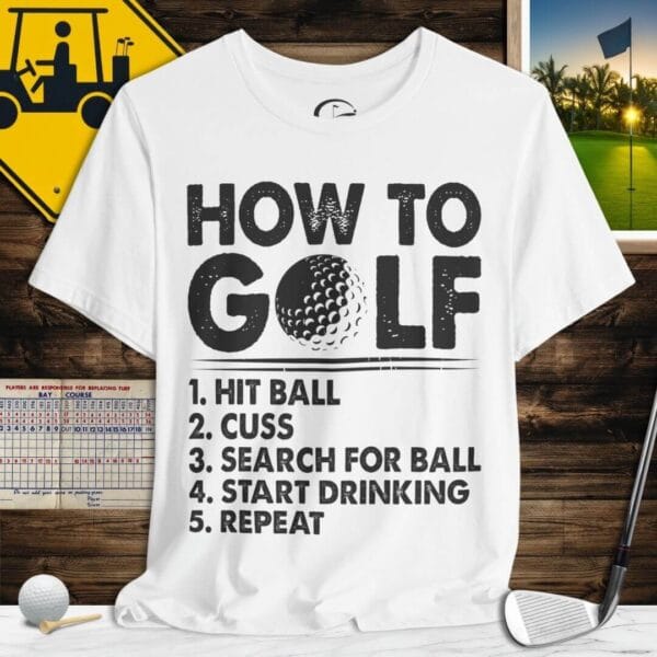 How to Golf T-Shirt