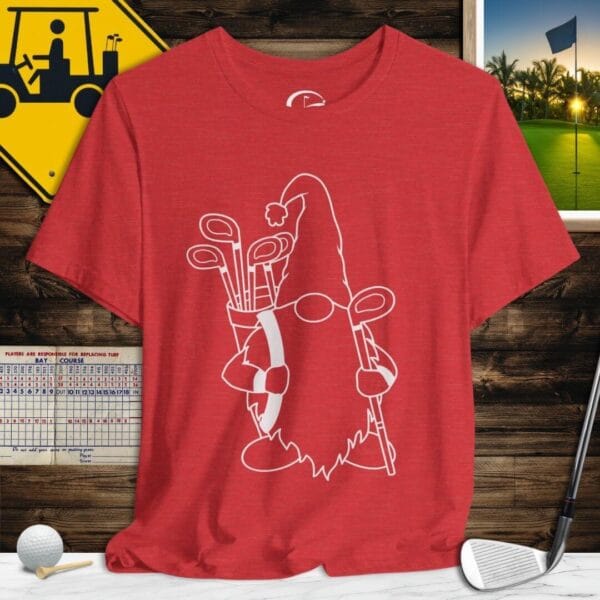 Christmas Golf Gnome T-Shirt