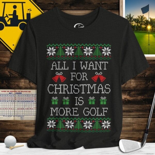 More Golf For Christmas T-Shirt