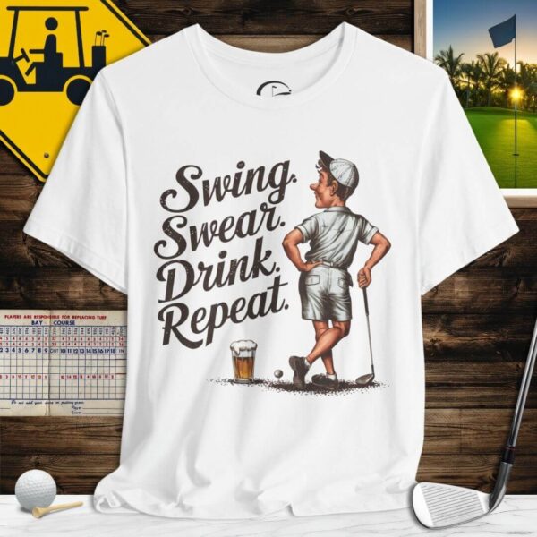 Swing Swear Drink Repeat T-Shirt